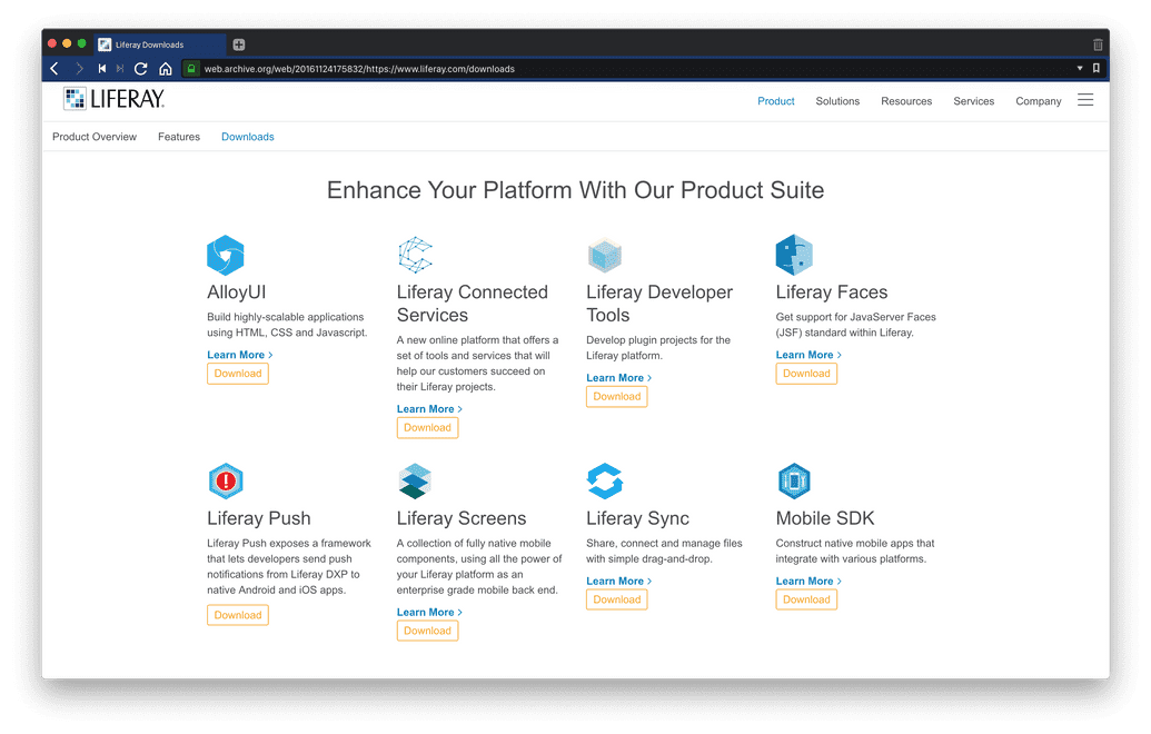 Liferay.com/downloads 1 year ago